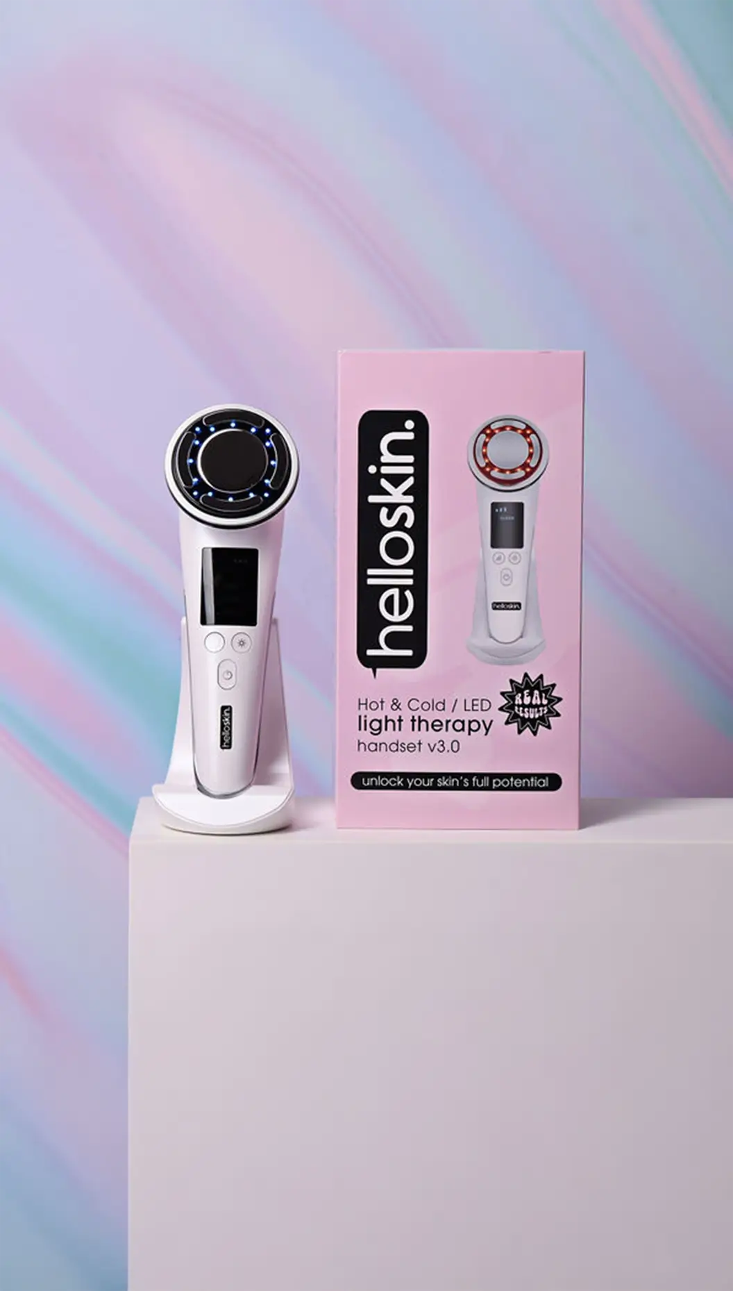 Helloskin Hot/Cold LED Light Therapy Handset v3.0(The Latest Technology in LED Therapy) - Helloskin.com.au