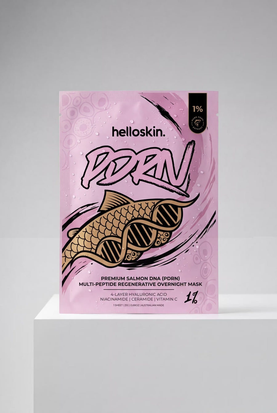 Premium Salmon DNA (PDRN) Multi-Peptide Overnight Regenerative Mask 1% PDRN