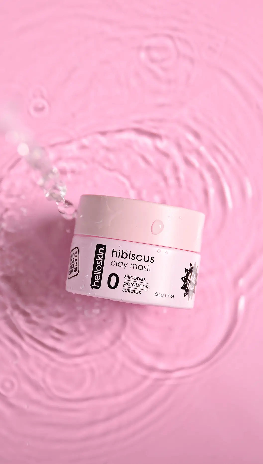 Hibiscus Clay Mask (50g) + Free Applicator - Helloskin.com.au