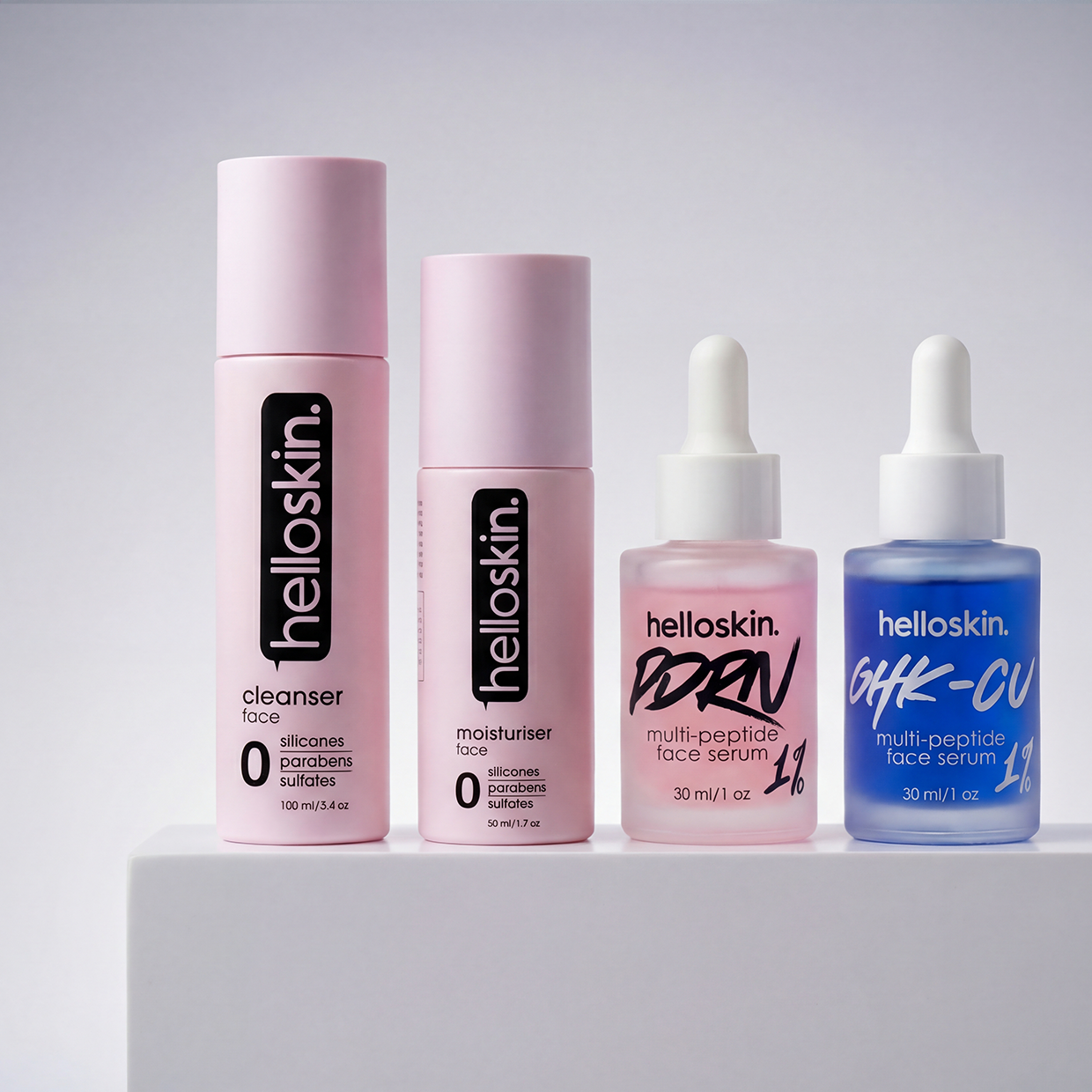 The Rebuild Routine — Cleanser + GHK-Cu + PDRN + Moisturiser